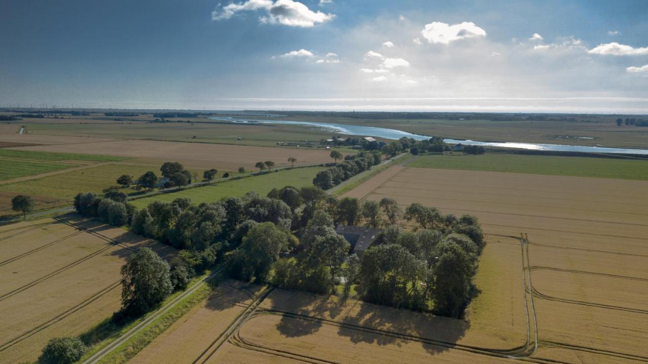 Liebevoll Hinterm Deich - Ferienwohnungen Lehe  Buitenkant foto
