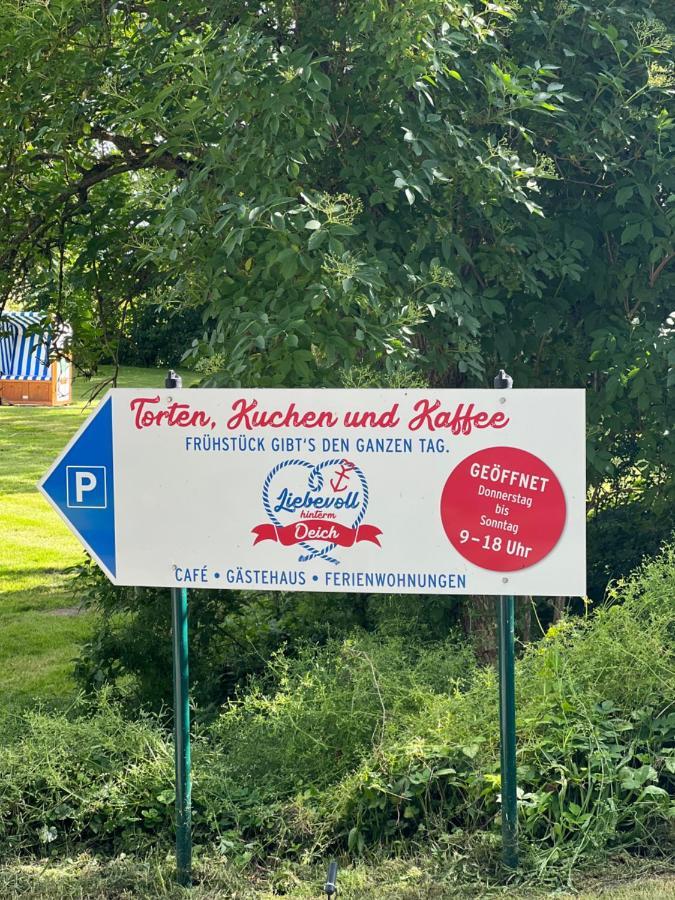 Liebevoll Hinterm Deich - Ferienwohnungen Lehe  Buitenkant foto